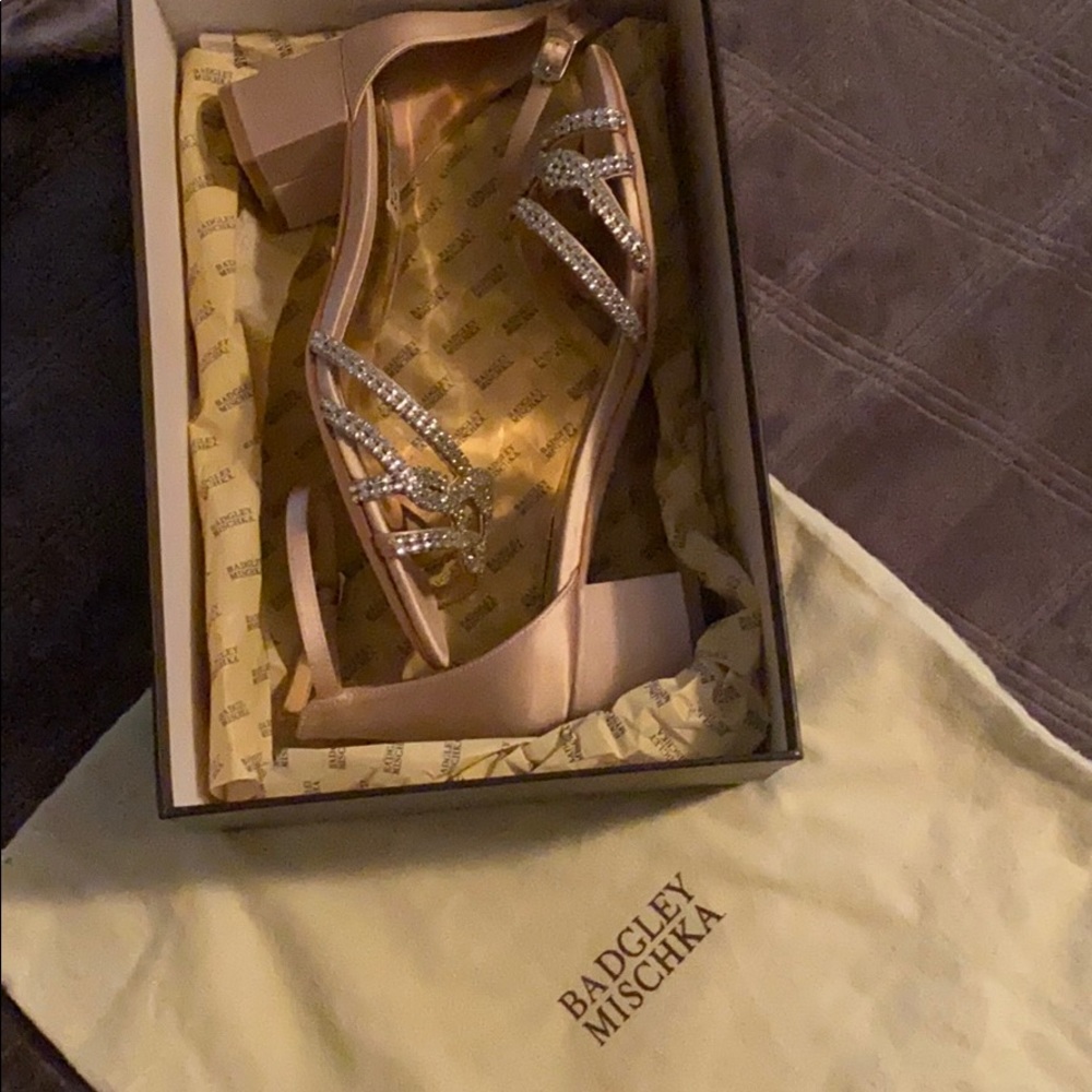 NWT Badgley Mischka Sonya Wedding Heels